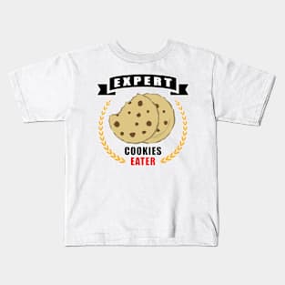 Expert Cookies Eater - Funny Kids T-Shirt